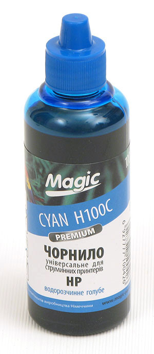 Чернила универсальные Magic HP Cyan 100 мл