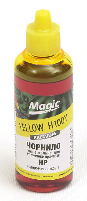Чернила универсальные Magic HP Yellow 100 мл