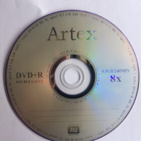 DVD+R диск Artex 8.5GB 8х DL Bulk 50